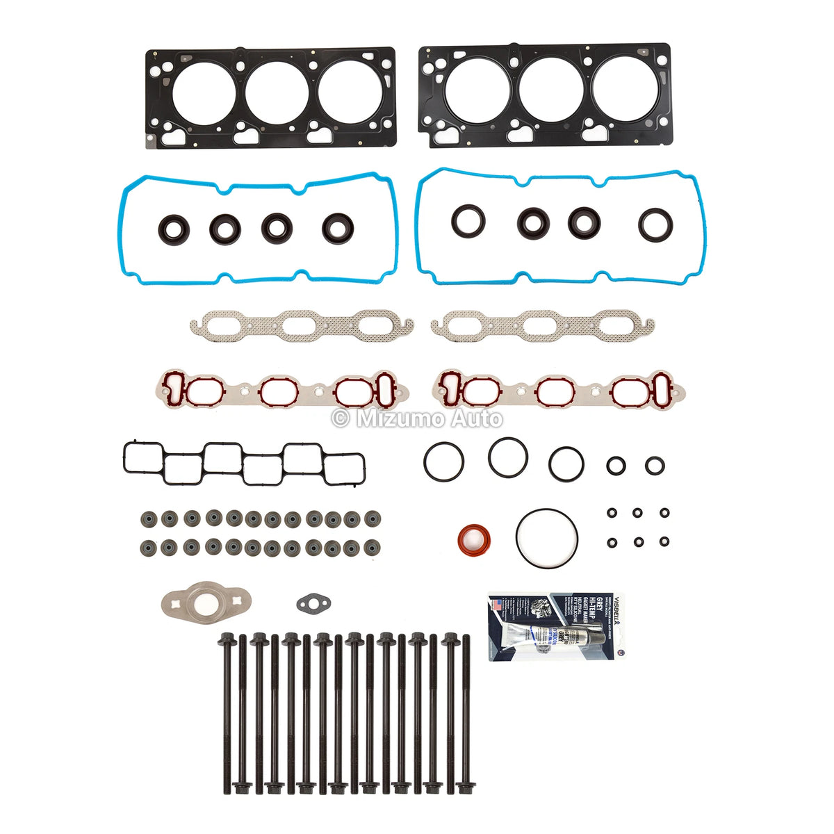Set of 6 Head Gasket Bolts for Chrysler Dodge Volkswagen 4.0L V6 (2007–2011)