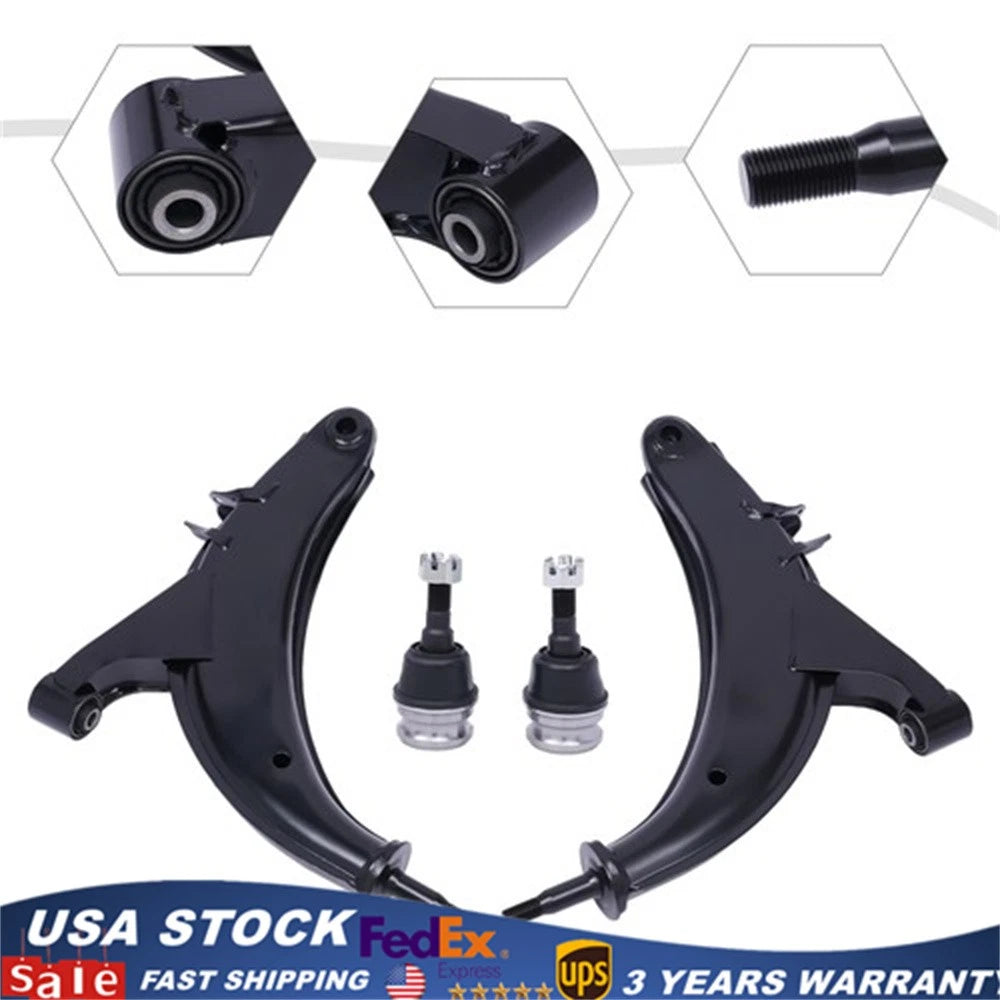 Front Lower Control Arms & Ball Joints for Subaru Impreza Legacy Outback (AM-2875755711, 20200AC200F, 20200AC210F)