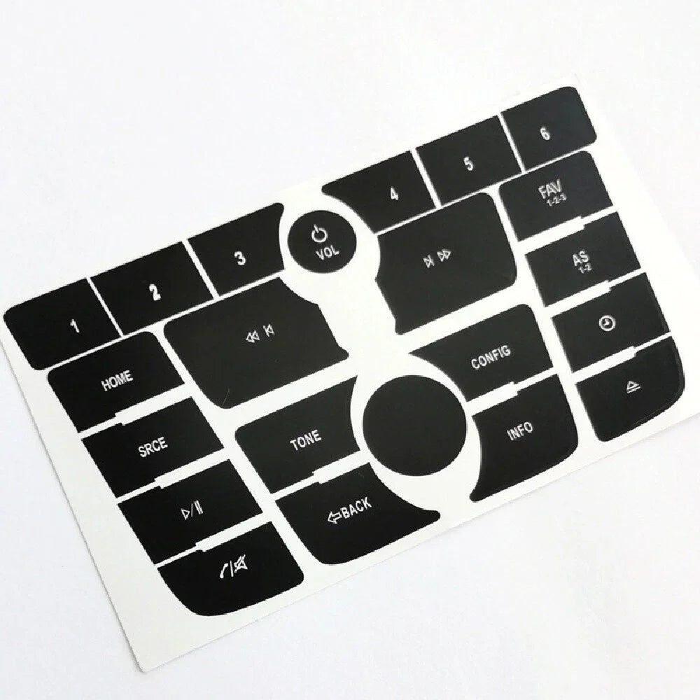 Car Radio Button Repair Decal Sticker Set for Buick Verano Encore (2012-2017)