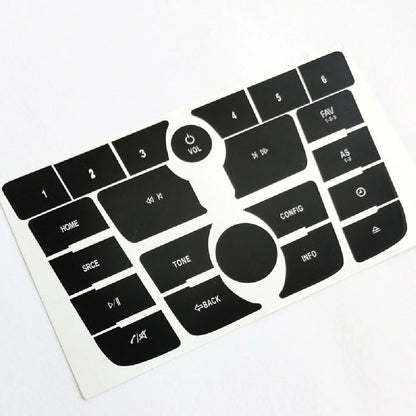 Car Radio Button Repair Decal Sticker Set for Buick Verano Encore (2012-2017)