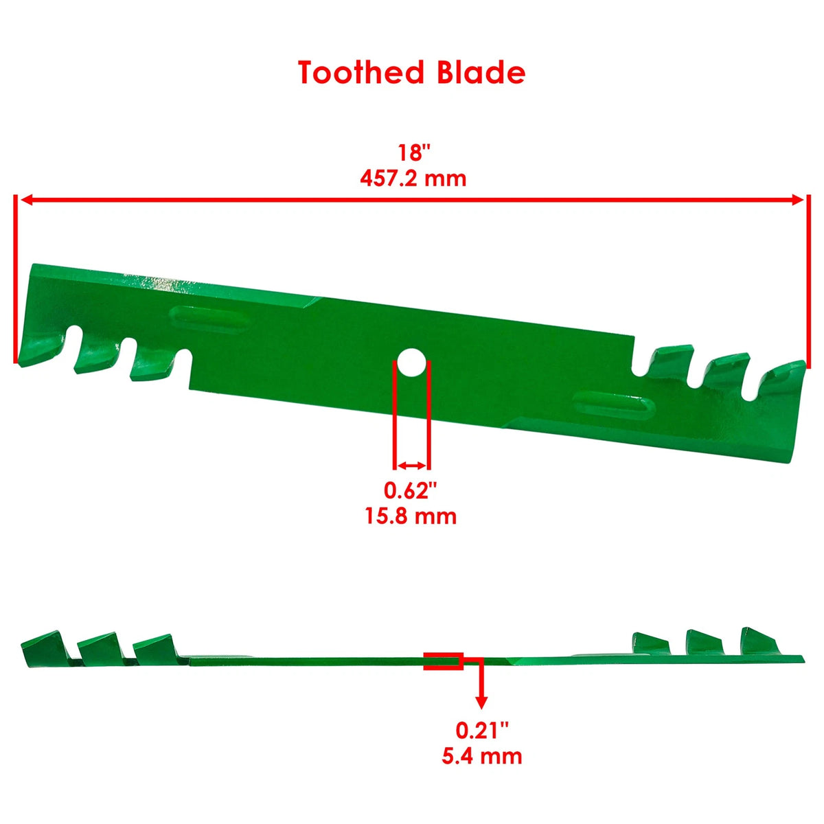 52" Deck Streak Toothed Blade for Toro Z Master Z400 Z450 Z449 Z453 (MB247)