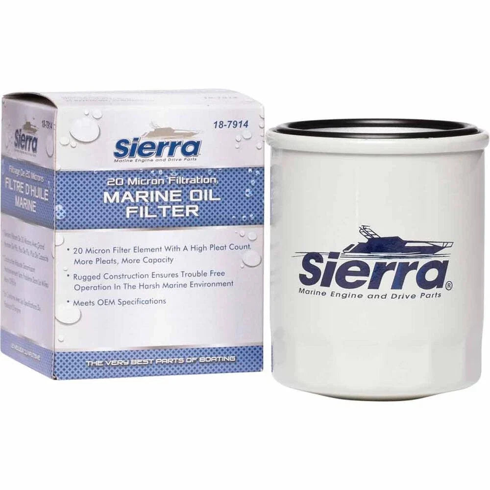 Oil Filter for Mercury 25, 30, 40, 50, 75, 90hp (S18-7914, 35-822626Q2)