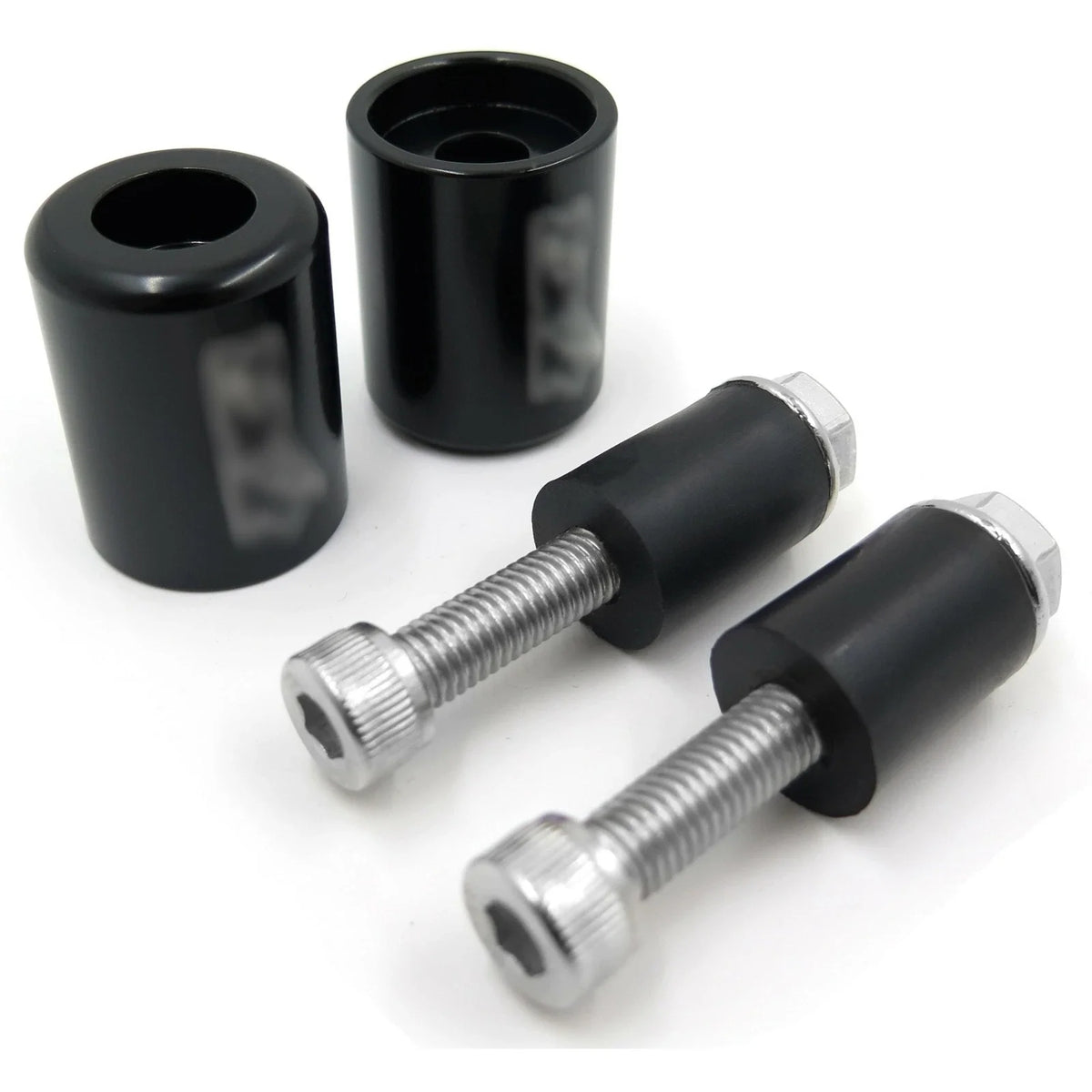 Black Bar Ends for Kawasaki Ninja ZX6R (1995–2012), ZX10R (2006–2007), ZX12R (2000–2005)