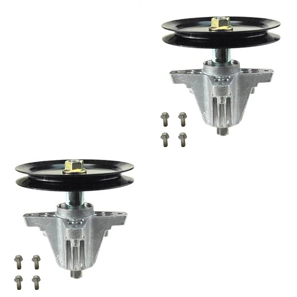 2X Mower Deck Spindle with Pulley and Bolts for MTD (Fits )