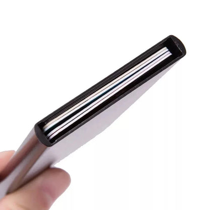 Slim RFID Blocking Credit Card Holder for Men - Minimalist Travel Wallet