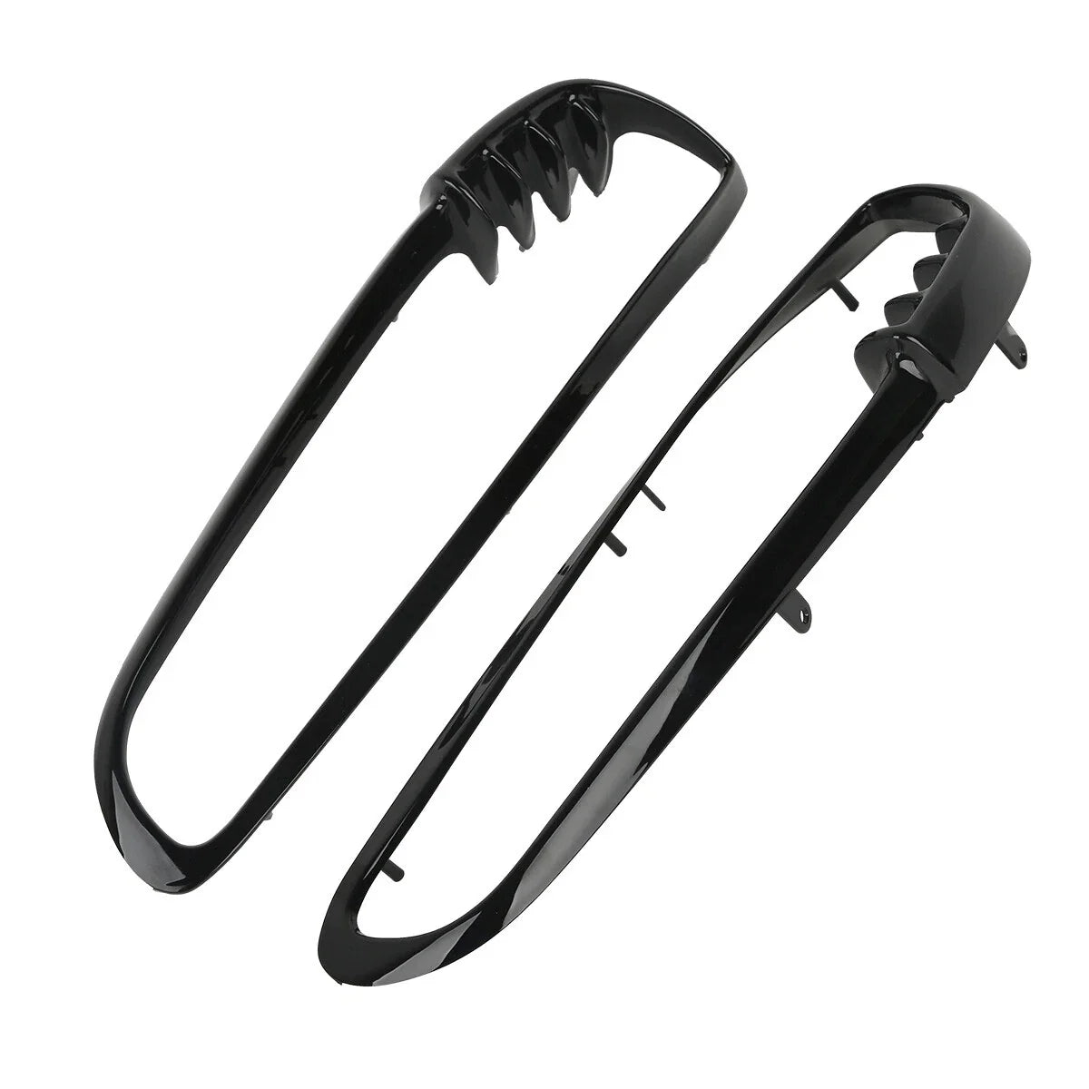 Black Radiator Trim Bezels for Harley V-Rod Night Rod (2001–2010)