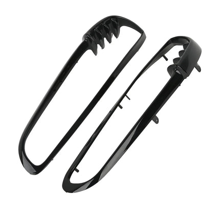 Black Radiator Trim Bezels for Harley V-Rod Night Rod (2001–2010)