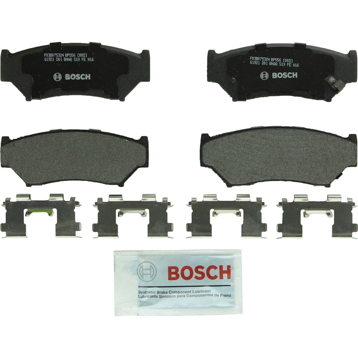 2X Brake Pad Set for Chevy Tracker Vitara (1992–2004) BP556