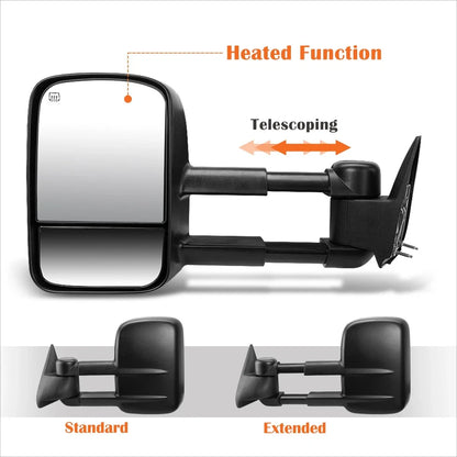 Power Heated Towing Mirror for Chevy Silverado/GMC Sierra (1999–2002)