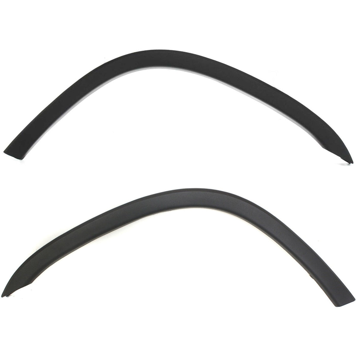 Set of 2 Fender Flares for Front Wheel Opening Trim - Black