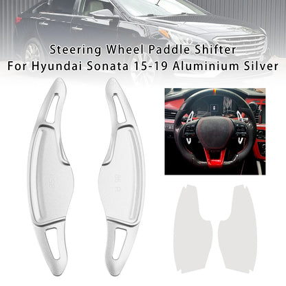 Steering Wheel Paddle Shifter for Hyundai Sonata (2015–2019) Aluminium Silver