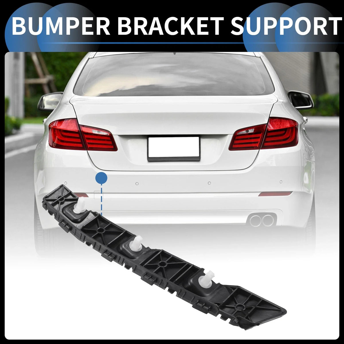 1pc Left Rear Bumper Retainer Bracket No. 86651N9000 for Hyundai Tucson (2022–2023)