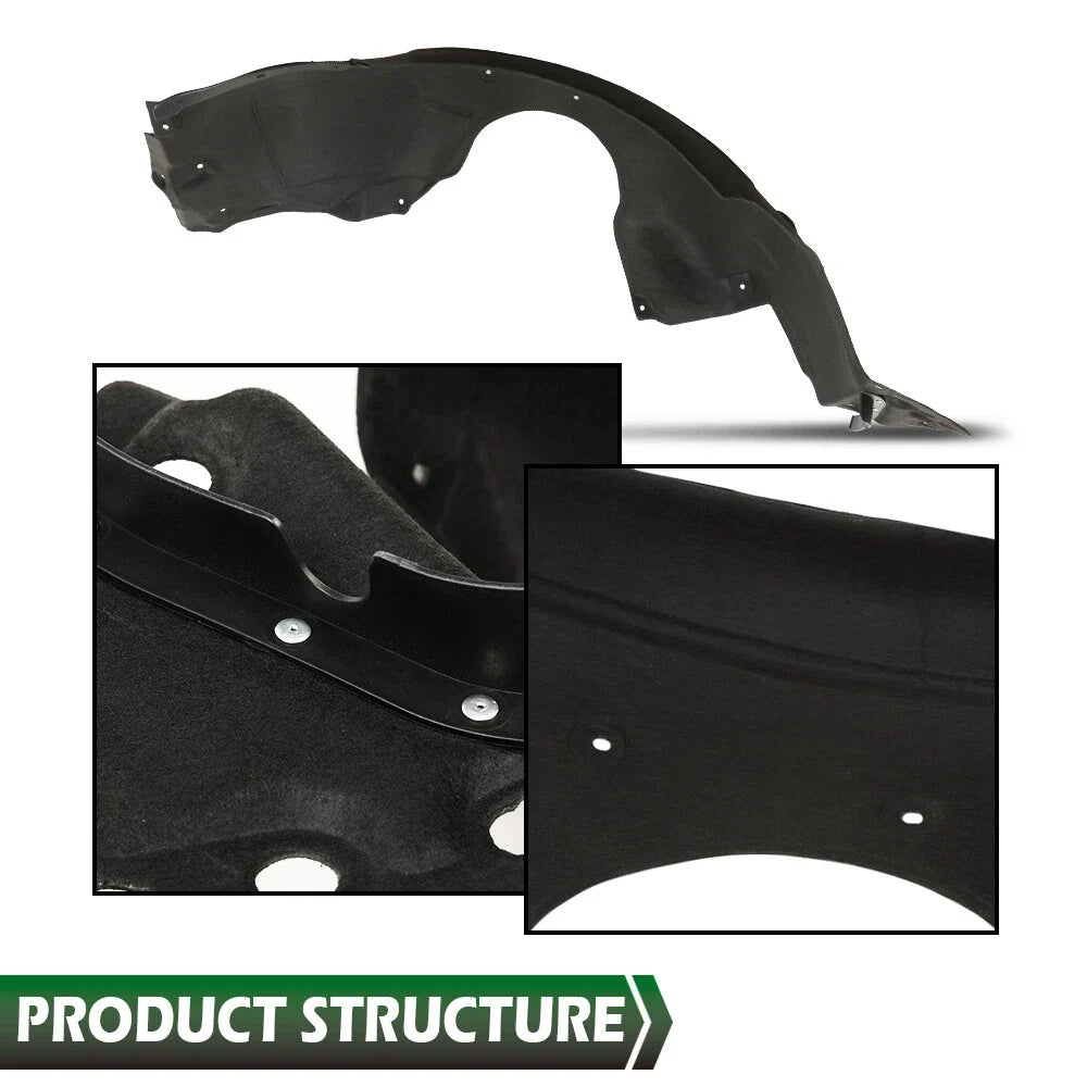 Set of 2 Front Fender Liner Splash Shields for Honda Accord (2018–2021)