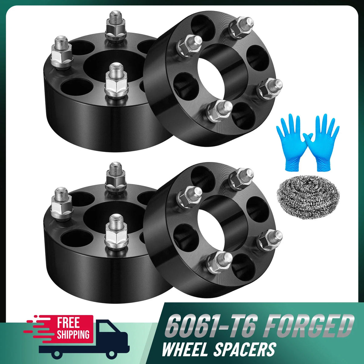 Set of 4 Wheel Spacers for Club Car Golf Cart (4x101.6)