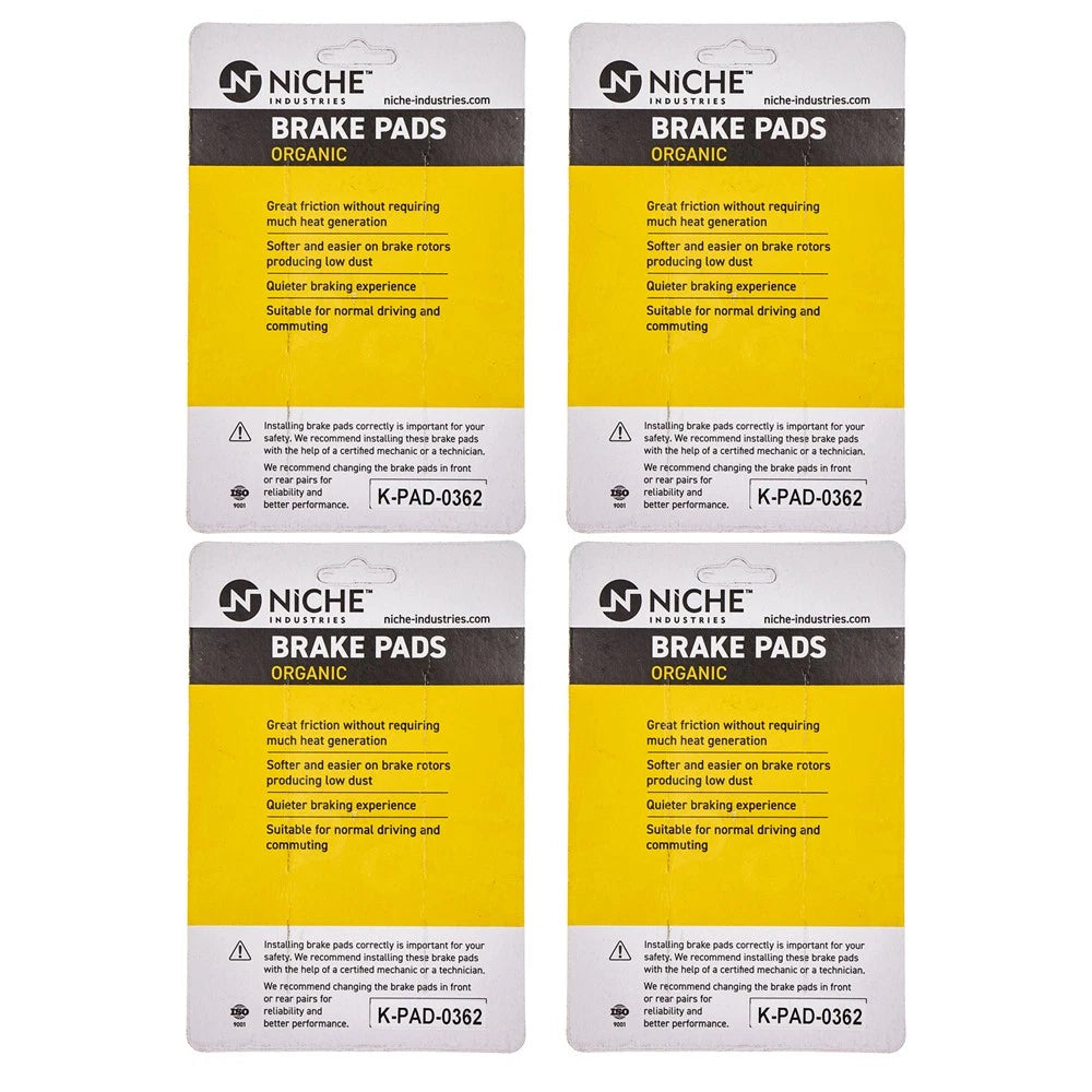 Set of 4 Brake Pads for KTM 65 60 SX (519-KPA2584D, 46013090000)