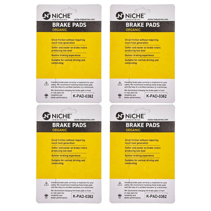 Set of 4 Brake Pads for KTM 65 60 SX (519-KPA2584D, 46013090000)