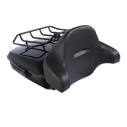 Chopped Trunk Backrest Top Rack for Harley Touring CVO Road Glide (2014–2026)