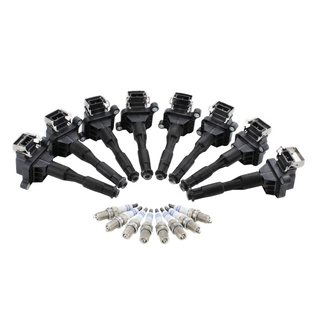 Set of 8 Ignition Coils & 8 Iridium Spark Plugs for BMW Chevy Honda