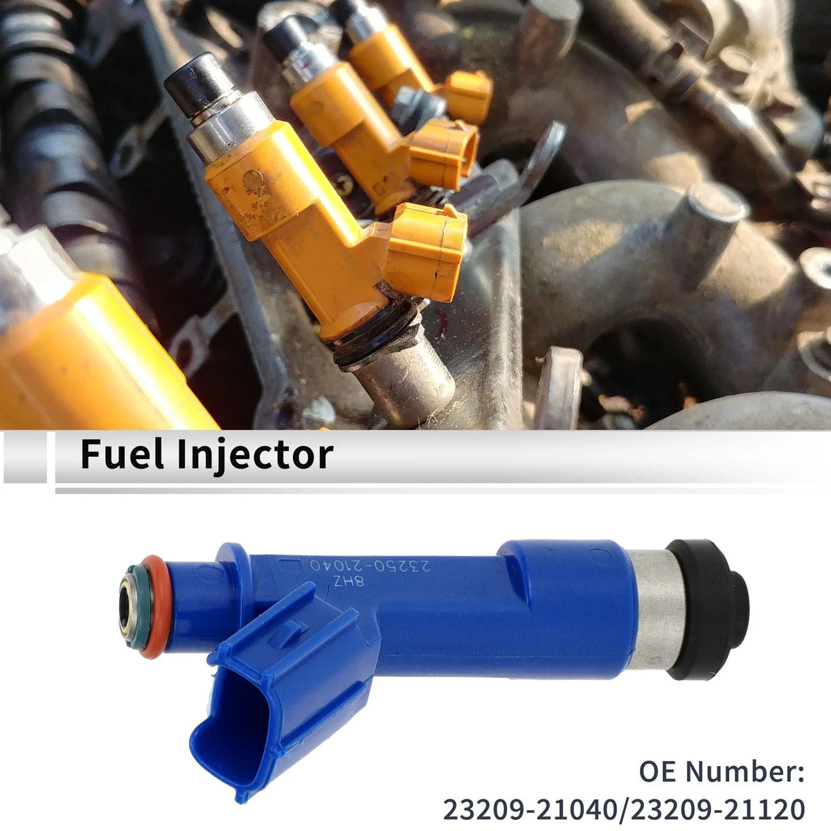 Fuel Injector No. 23209-21040 for Toyota Yaris 1.5 (2013–2018)