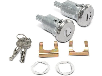 Set of 2 Door Lock Cylinders for Cadillac Calais (1967–1970) 74582HFKV