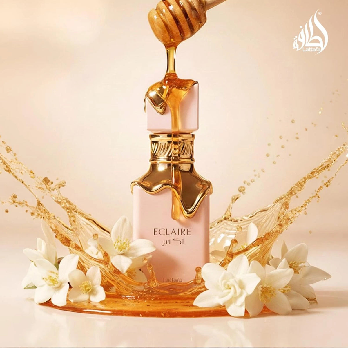 Lattafa Eclaire Vanilla Caramel Fragrance 3.4 Fl Oz (Pack of 1)
