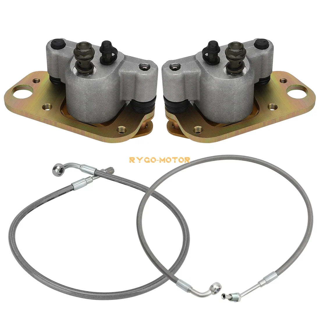 Front Brake Calipers & Hose Lines for Polaris Scrambler 500 (2005–2009)