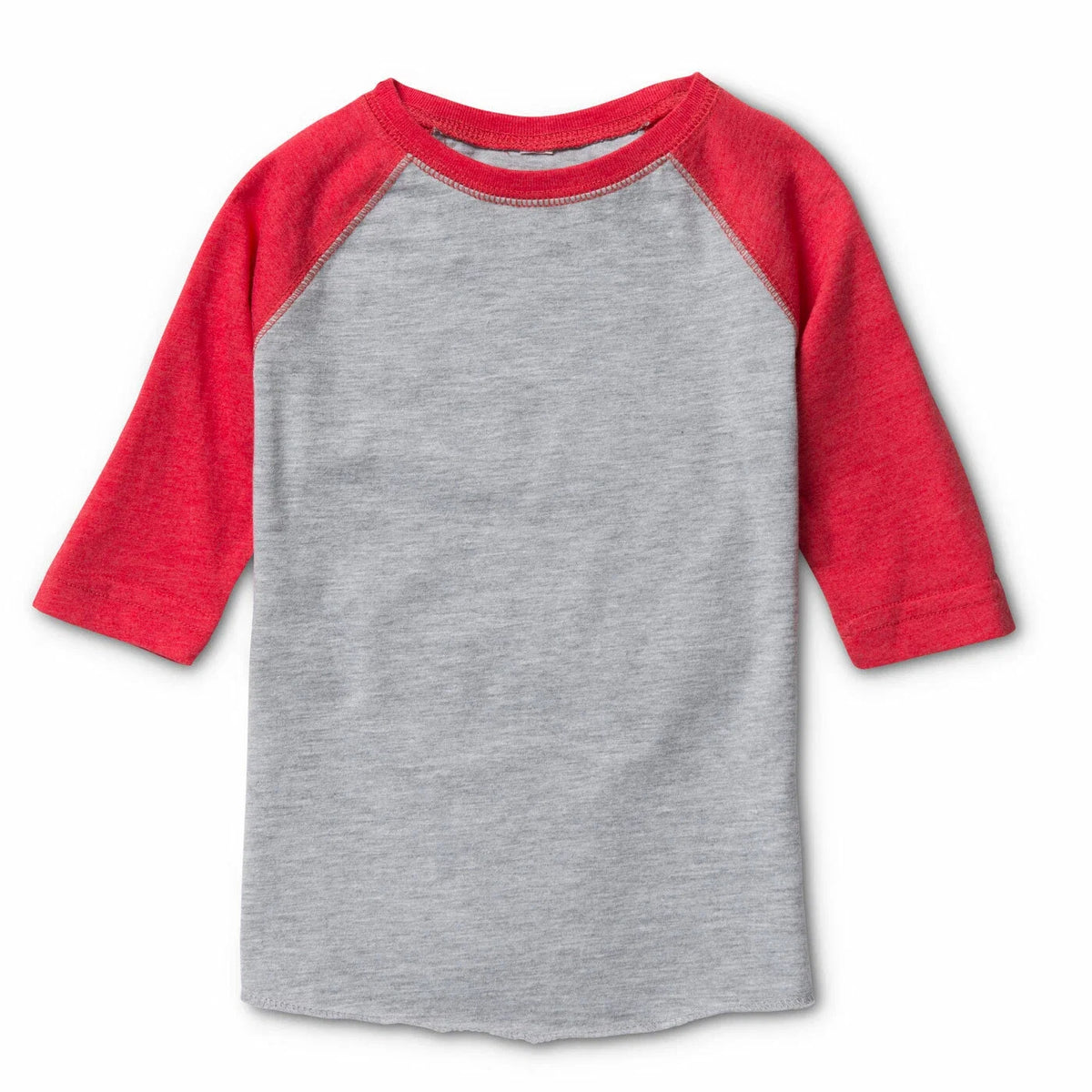Toddler Baseball Tee for Cummins Truck Diesel (3T) - Red 3/4 Sleeve