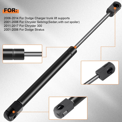 2X Rear Trunk Lift Supports for Chrysler Dodge Charger (W/O Spoiler)