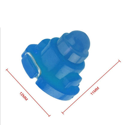 10-50PC 12V Blue T4.7 Wedge LED Bulbs for Instrument Panel Light (Universal)