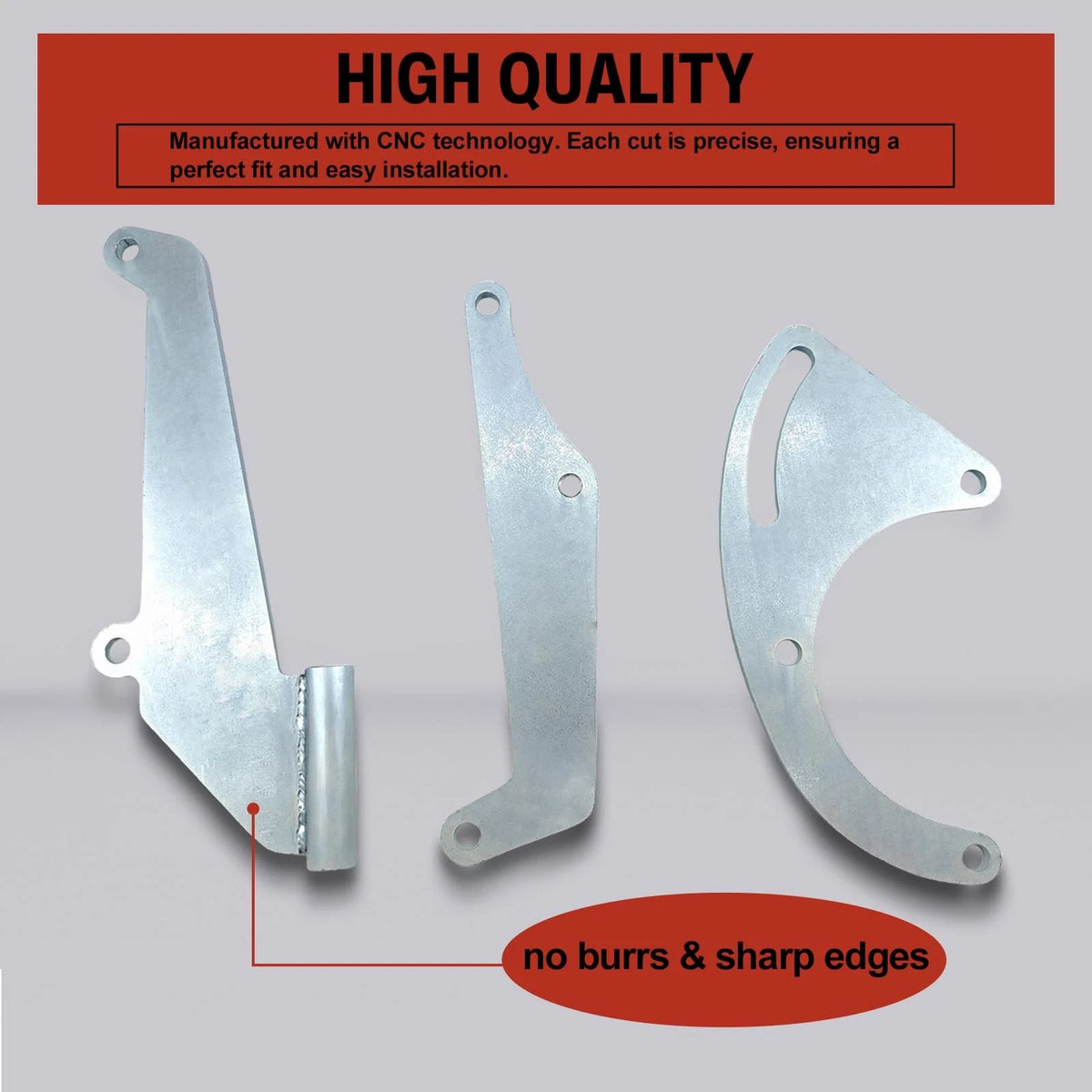 A/C Compressor Bracket Kit for Small Block Chevy SBC (LWP)