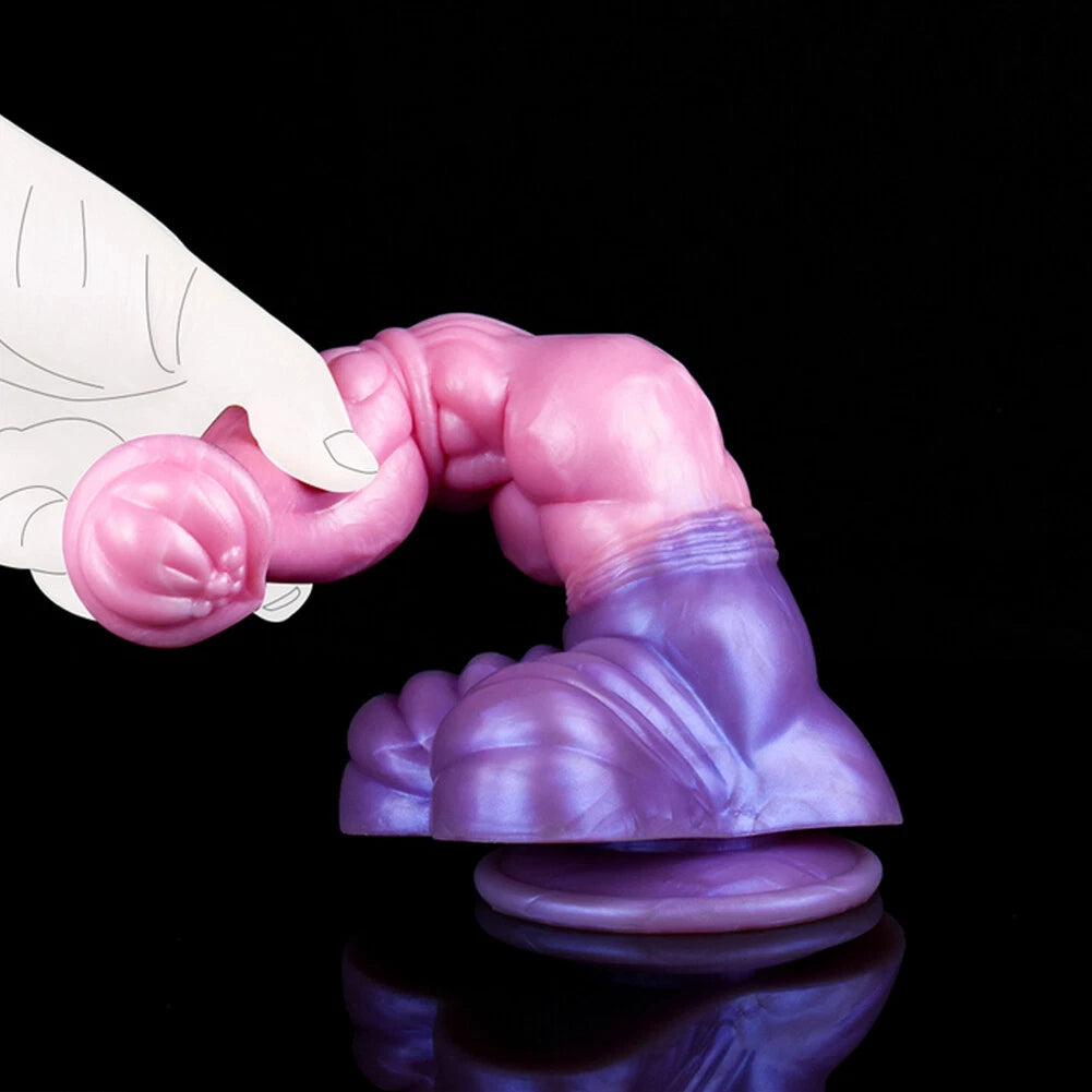 Fantasy Huge Knot Dildo for Adult Use (Silicone, Suction Cup)
