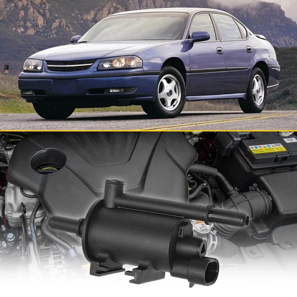 Vapor Canister Purge Valve Solenoid for Oldsmobile Alero (1999–2004) 12569751