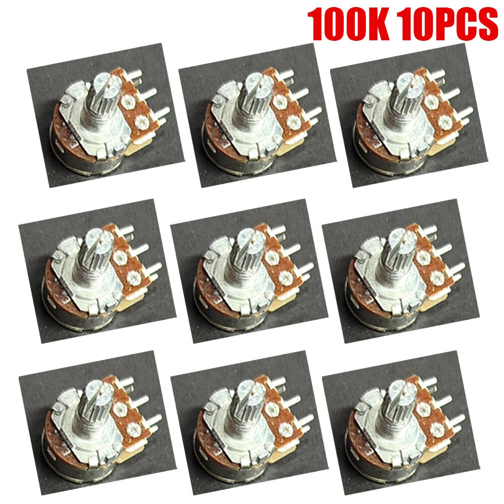 10Pcs 5 Pin Potentiometer WH148 for Various Applications