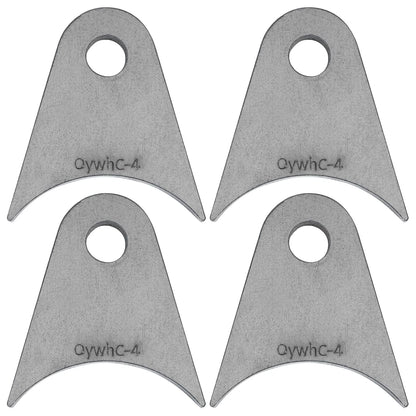 Set of 2 Weld-On Steel Shock Mounts for Universal 2 Inch Axle