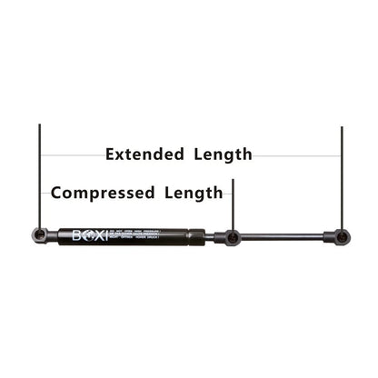 2X Front Hood Lift Supports Gas Struts for Black