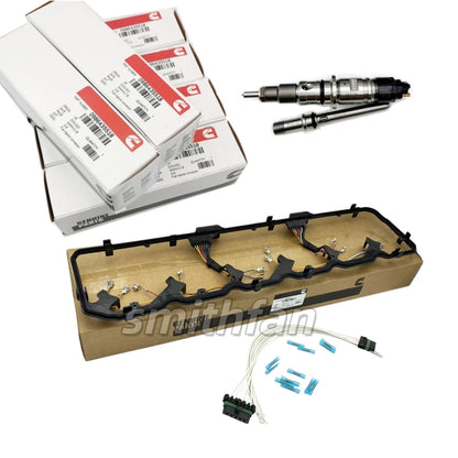 Performance 50HP Injector Superkit for Dodge Ram 6.7L Cummins (2007.5–2012) PFI-518SK, 0445120050, 0445120185, 0445120193