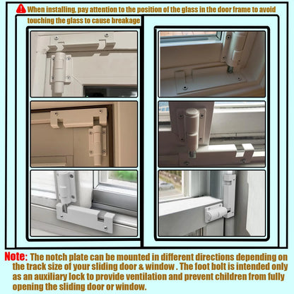 Sliding Glass Door Security Lock for Patio Doors
