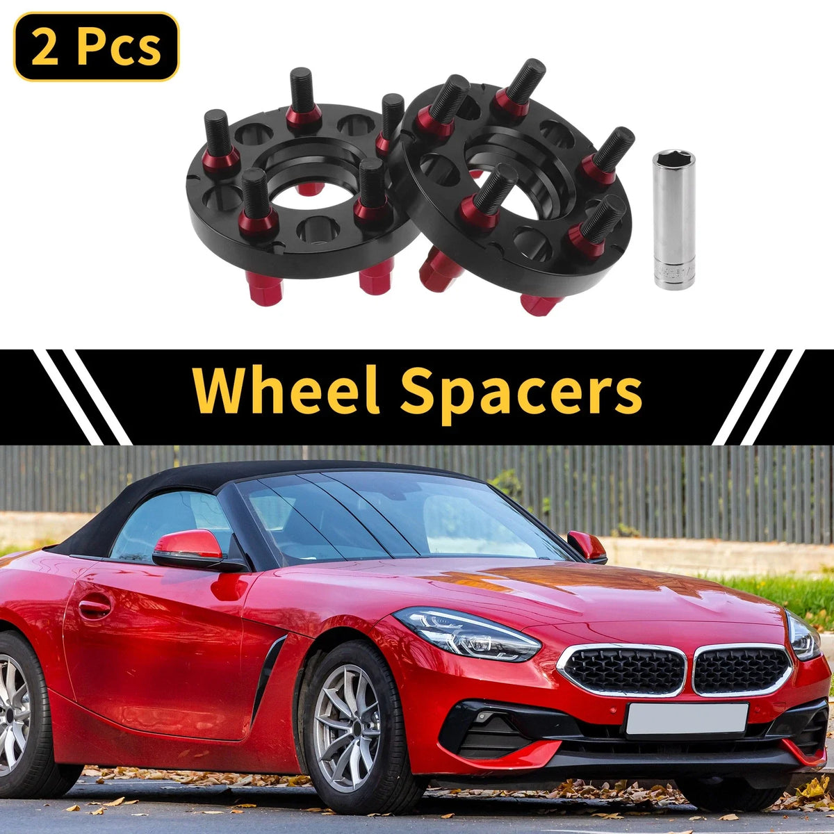 2X 5x112mm Wheel Spacers 66.56mm M14x1.25 for BMW Z4 (2019–2023)