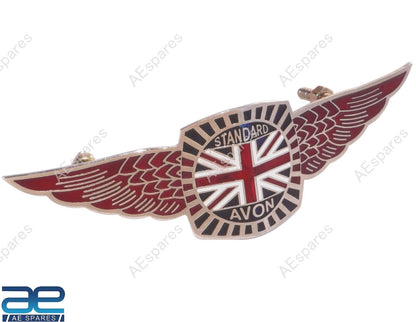 Radiator Grille Badge for Avon Enamel Wings Car (No Part Numbers)