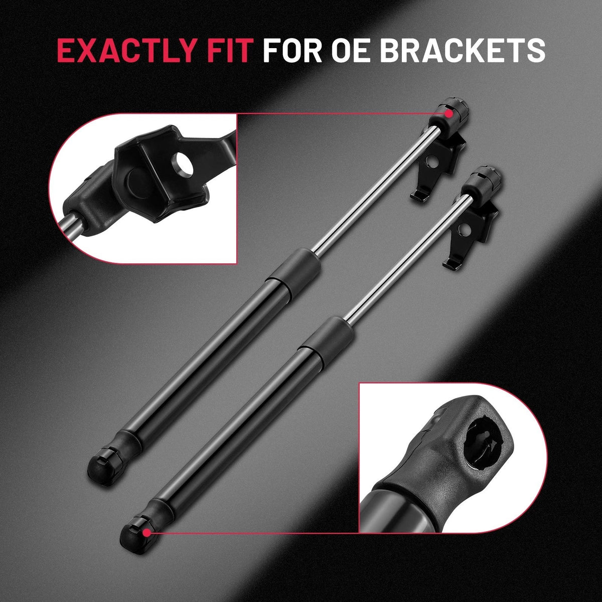 2Pcs Front Hood Lift Supports Gas Struts for Lexus ES300 (1999–2001) 4326