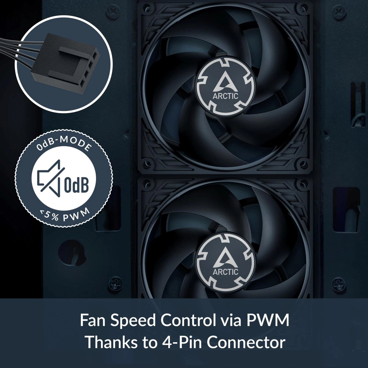 92mm PWM Case Fan for Arctic P9 Max (No Known Part Numbers)