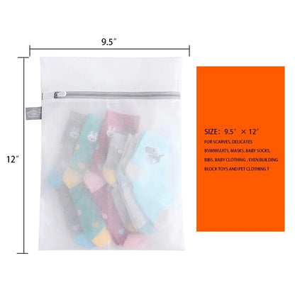 Mesh Laundry Bag for Delicates - Gentle Protection Clothes Wash (3S)