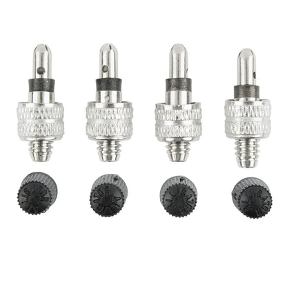 Set of 4 High Performance Bike Valve Replacement Kit for Dunlop & Germany Valves