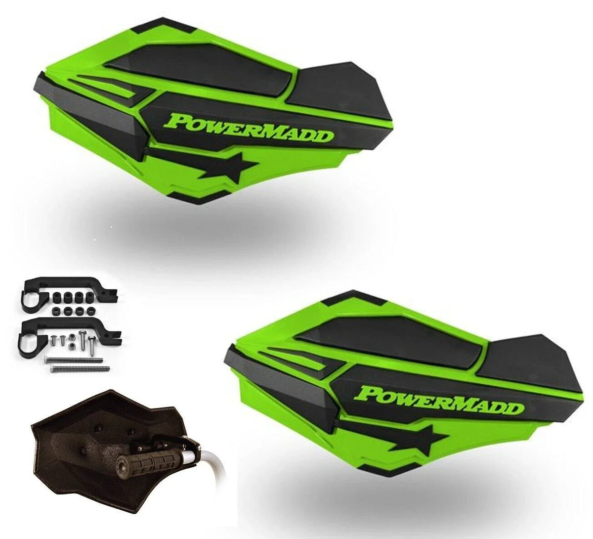 Powermadd Sentinel Hand Guards Armor Mount Kit for Honda TRX 400EX 400X (2000–2009)