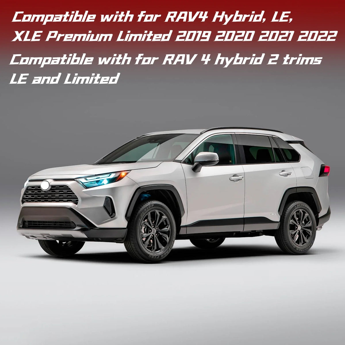 Mud Flaps Splash Guards for Toyota RAV4 2019–2023 (4-Door, 2.5L L4)