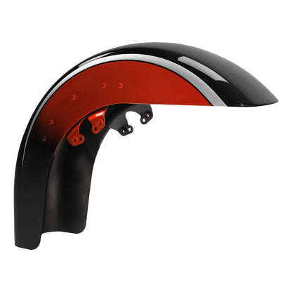 Front Fender for Harley Street Road Glide (2014–2023) Sunset Orange/Black Fade