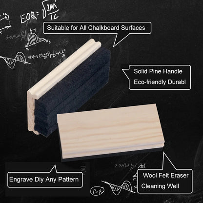 Chalkboard Eraser for Campus Style Pine Wood (1 Count)