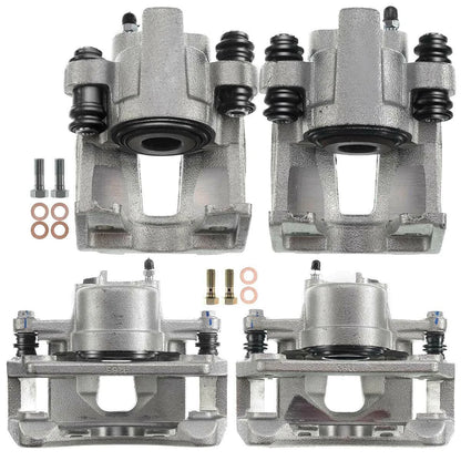 Set of 4 Brake Calipers for Jeep Liberty (2003–2007) SLB1743 SLB1742 5019986AA 5066428AA