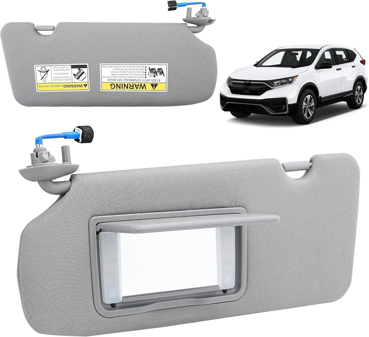 Left Driver Side Sun Visor with Mirror Light for Honda CR-V (2017–2022)