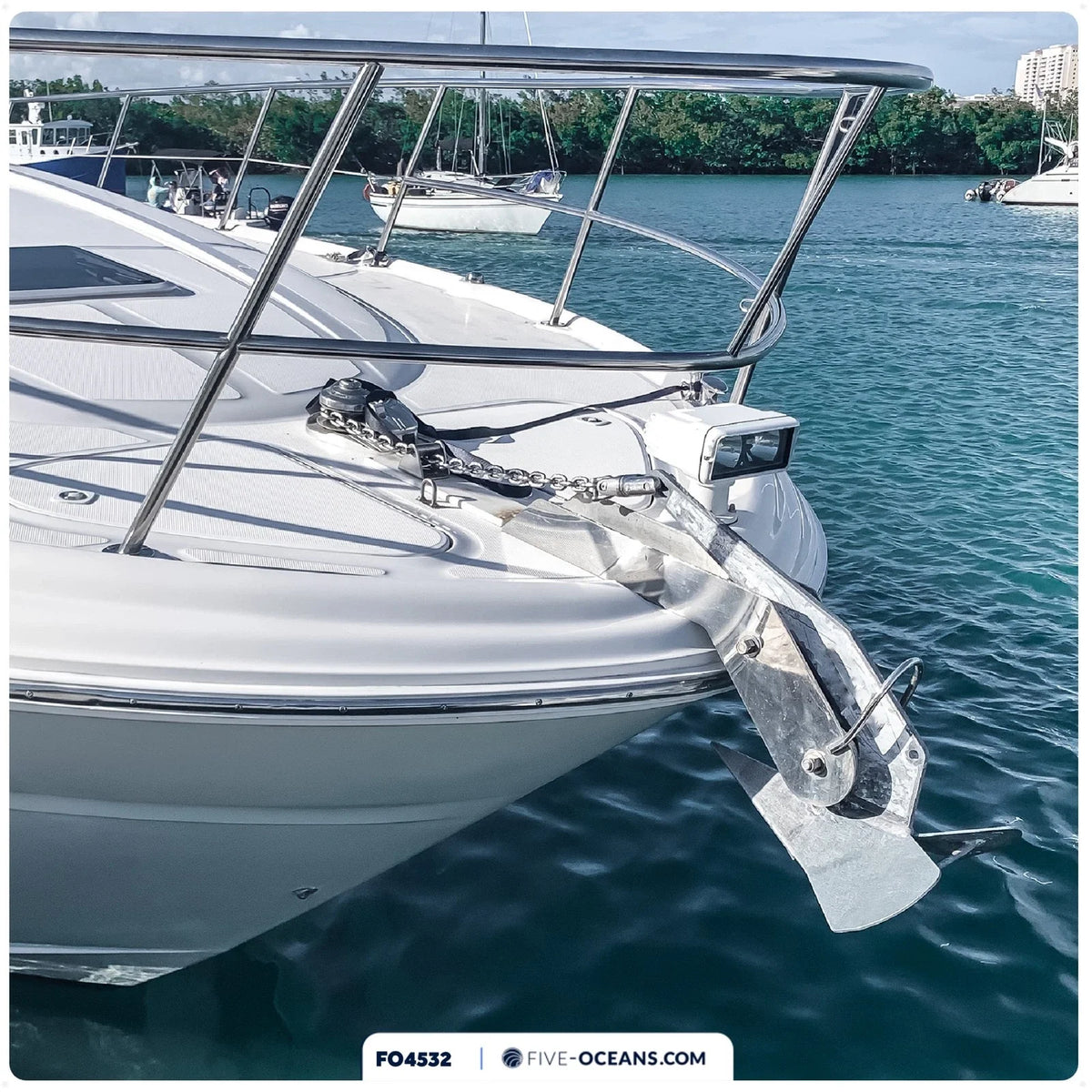 Windlass Anchor Rode 9/16"x250' Rope & 5/16"x20' G4 Chain for Boats